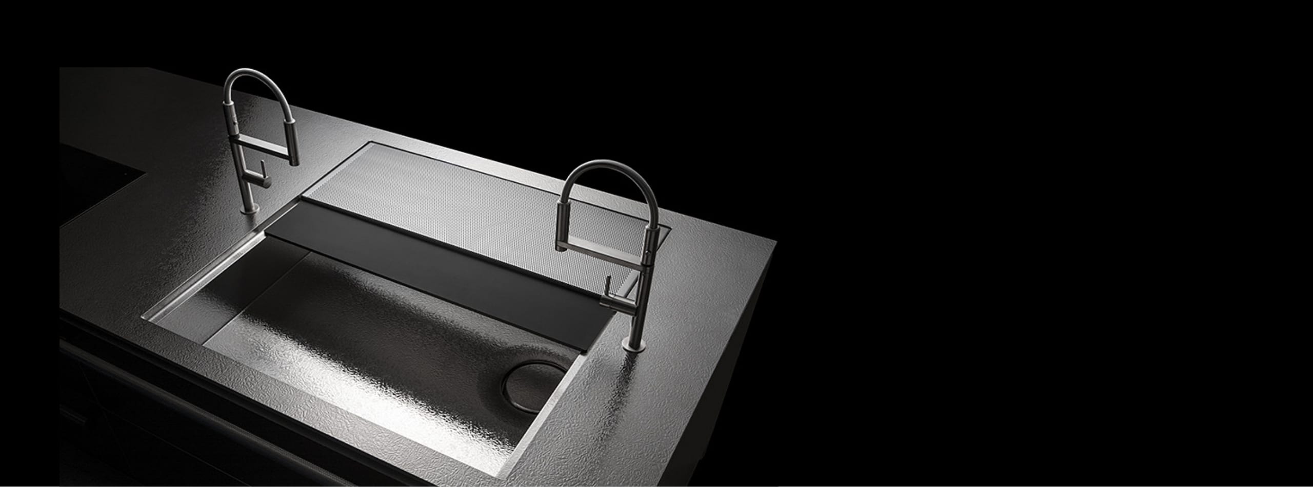 The only series that can be equipped with the new idea sink "PARALLELO"