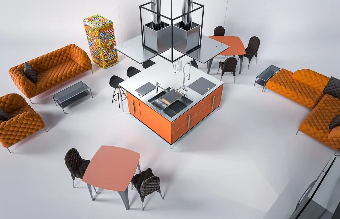 キッチンを中心にした360度の心地よい暮らし