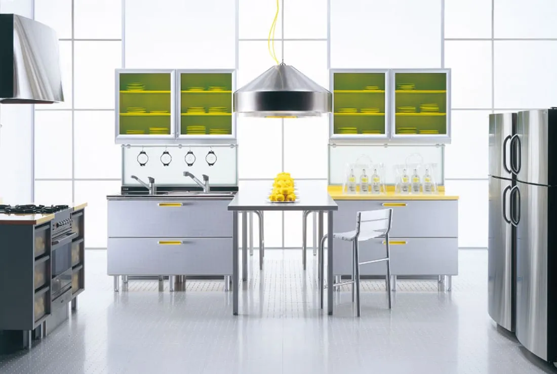 1999「CREA Sy｜クレアサイ」グッドデザイン賞・中小企業庁官特別賞受賞。<br>デザインキーワード「誰も見たことのない、キッチンを中心とした美しいLDK空間」は現在まで受け継がれている。