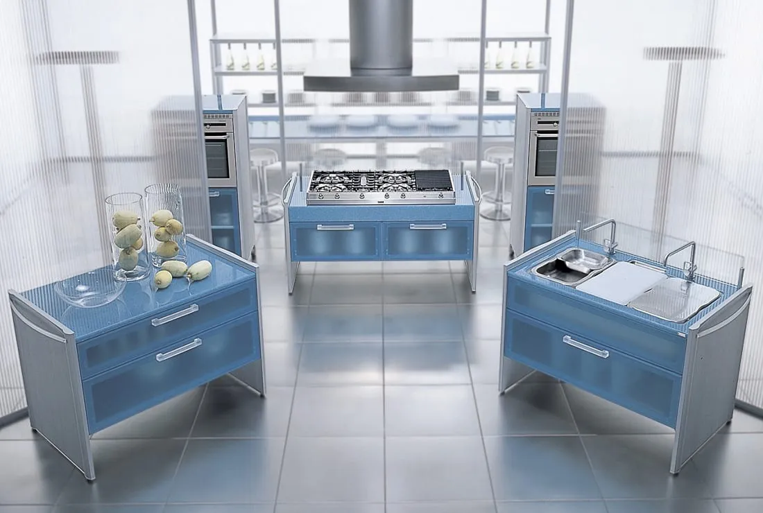 2001日本で初めてアイランドキッチンを発売。<br>アイランドキッチン「BAY’s BAY｜ベイズベイ」で、新しいライフスタイルを提案。