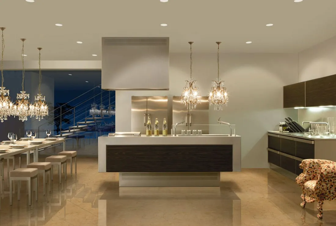 2005「ISOLA.U｜イゾラ U」グッドデザイン賞受賞。<br>部屋の中心に家具のように置けるアイランドキッチンで、究極の美しさを追求。