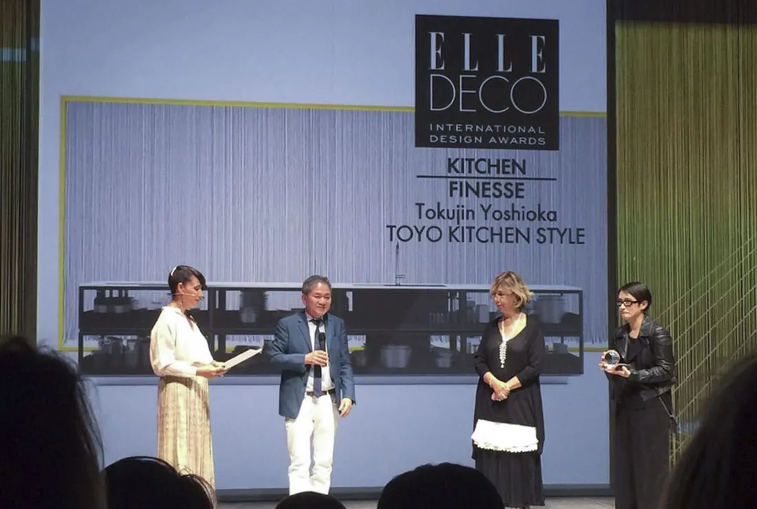 2017 吉岡徳仁デザイン「FINESSE｜フィネス」世界のデザイン賞で二冠達成。<br class='u-only-pc'>日本企業として初めてデザイン界のアカデミー賞「エル・デコ インターナショナル デザイン アワード」キッチン部門受賞。<br class='u-only-pc'>同年、日本で初めてキッチンでの「ジャーマンデザインアワードWinner」受賞。