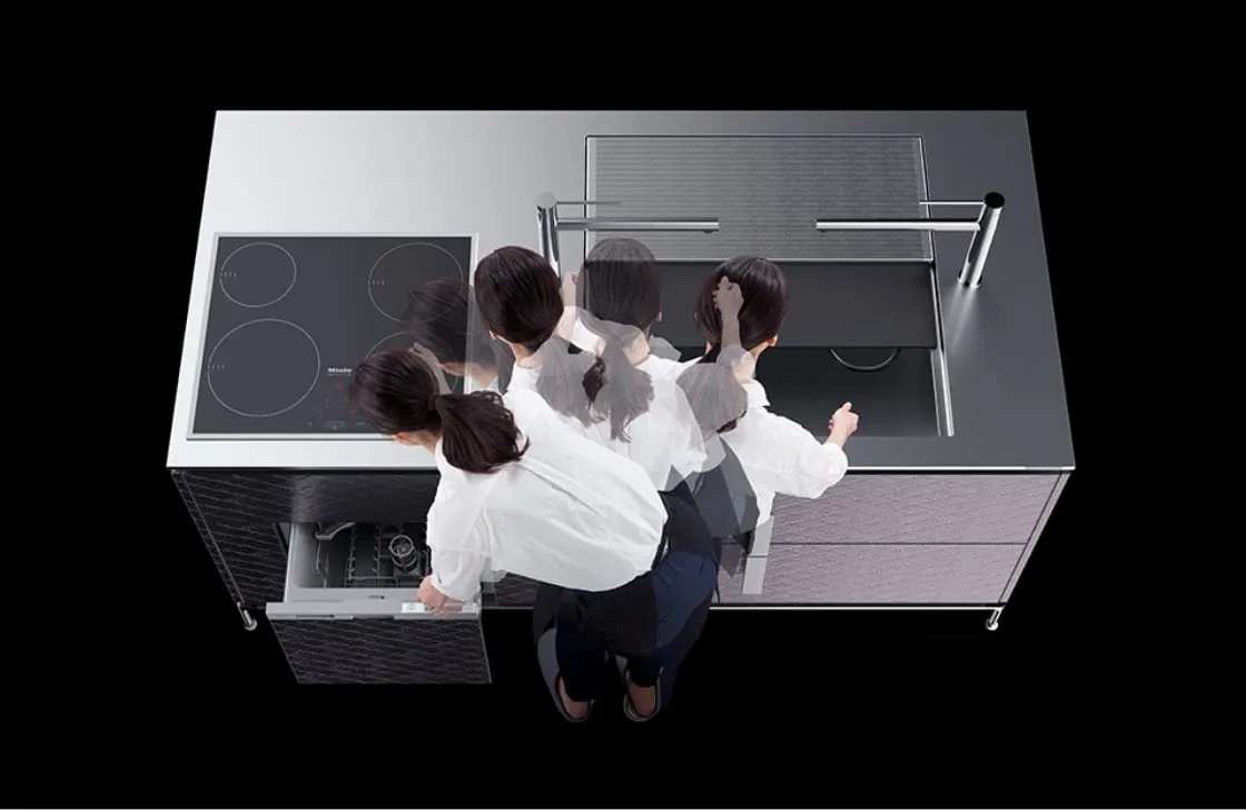 シンクとコンロの距離を極限まで近づけるゼロトップ