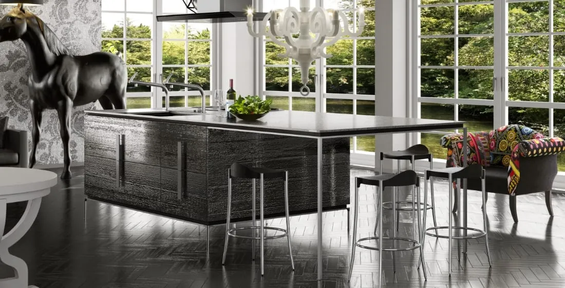 キッチンを家具のように自由にレイアウト