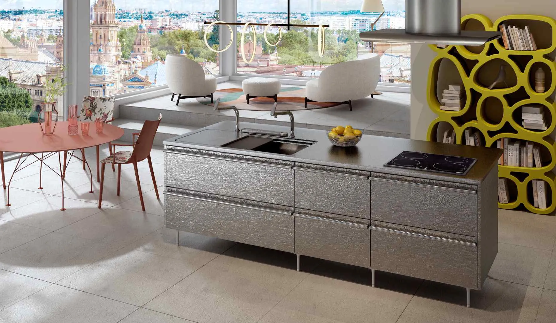 鏡を真ん中に暮らす、新しい住空間