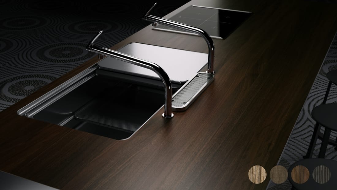 HPL worktop that turns your kitchen into a table