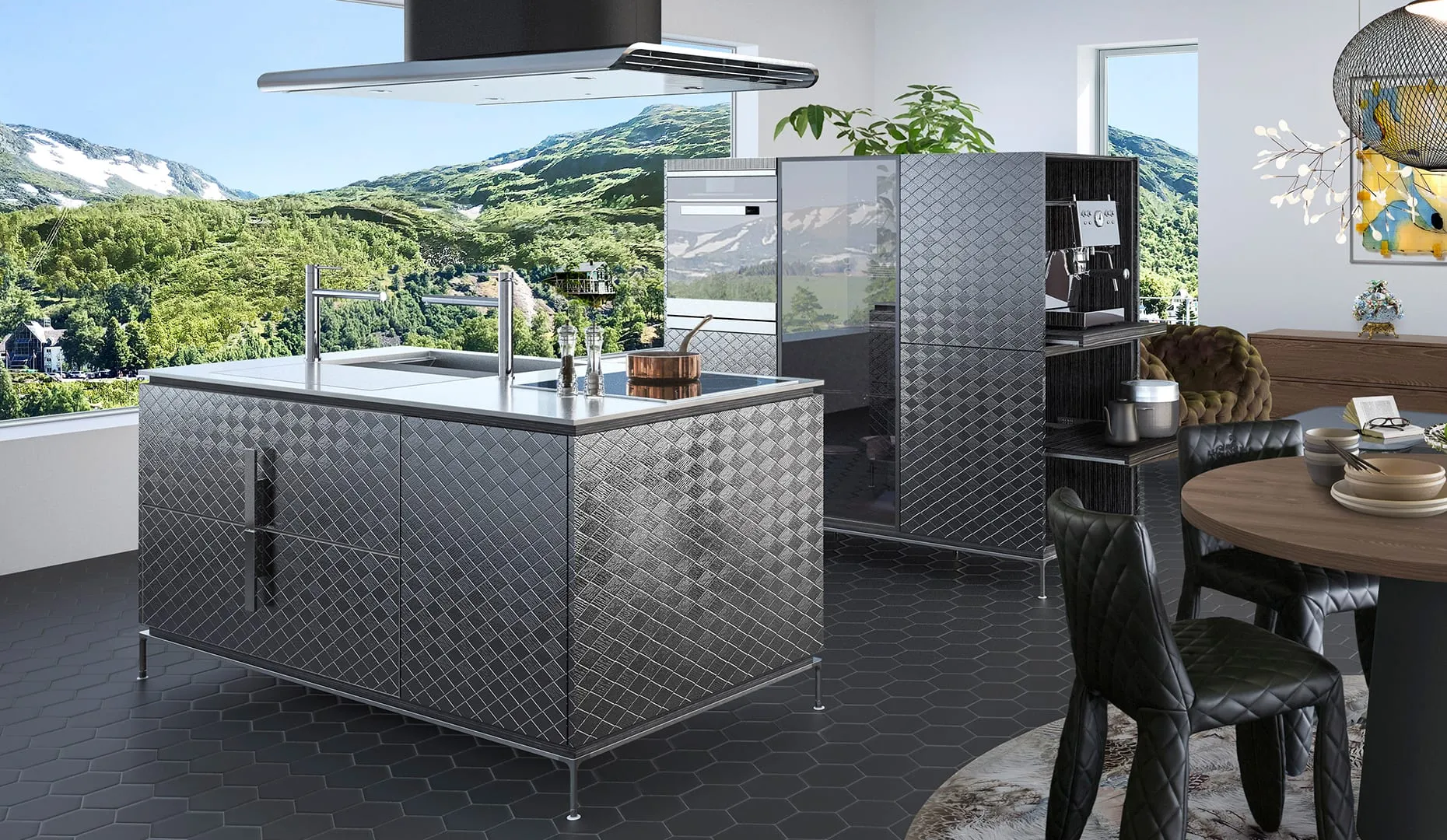 鏡を真ん中に暮らす、新しい住空間