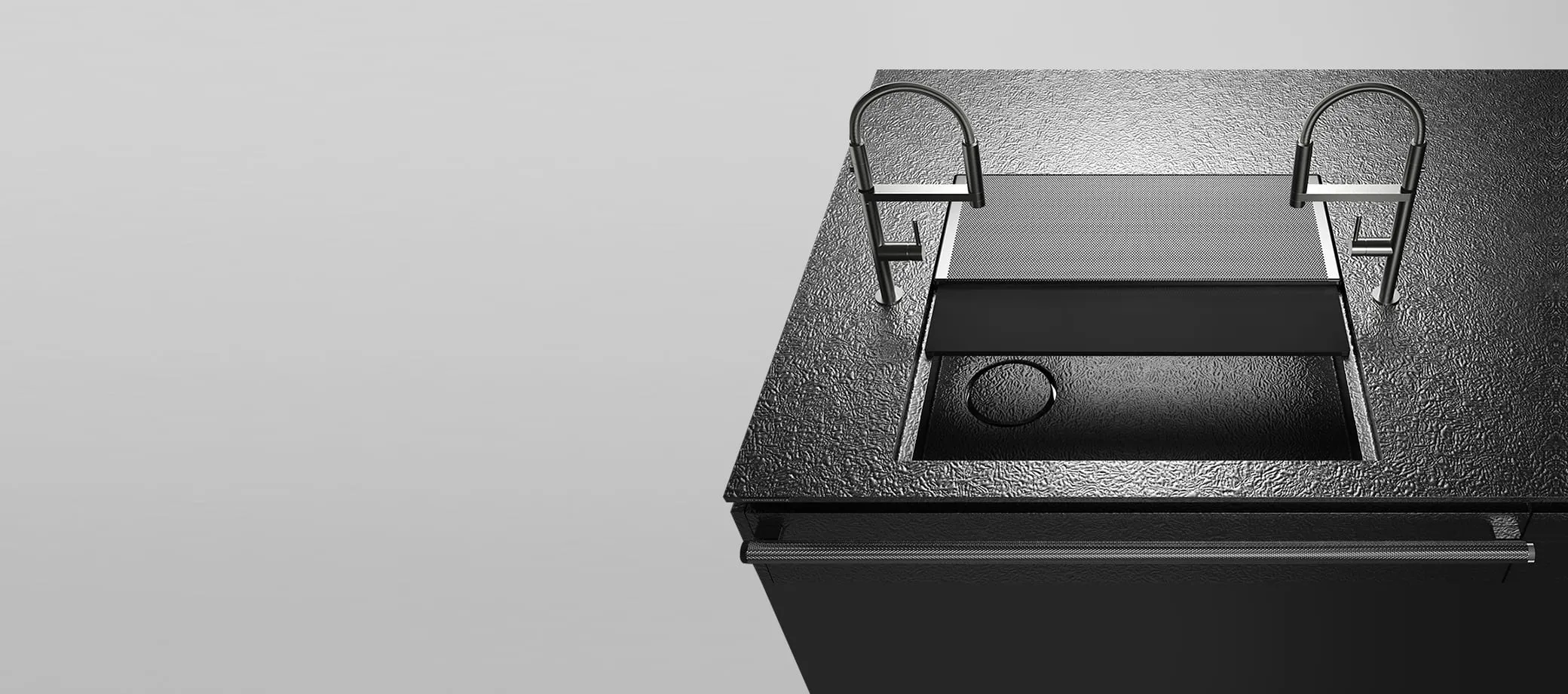 大自然の流氷からインスパイアされたデザイン。