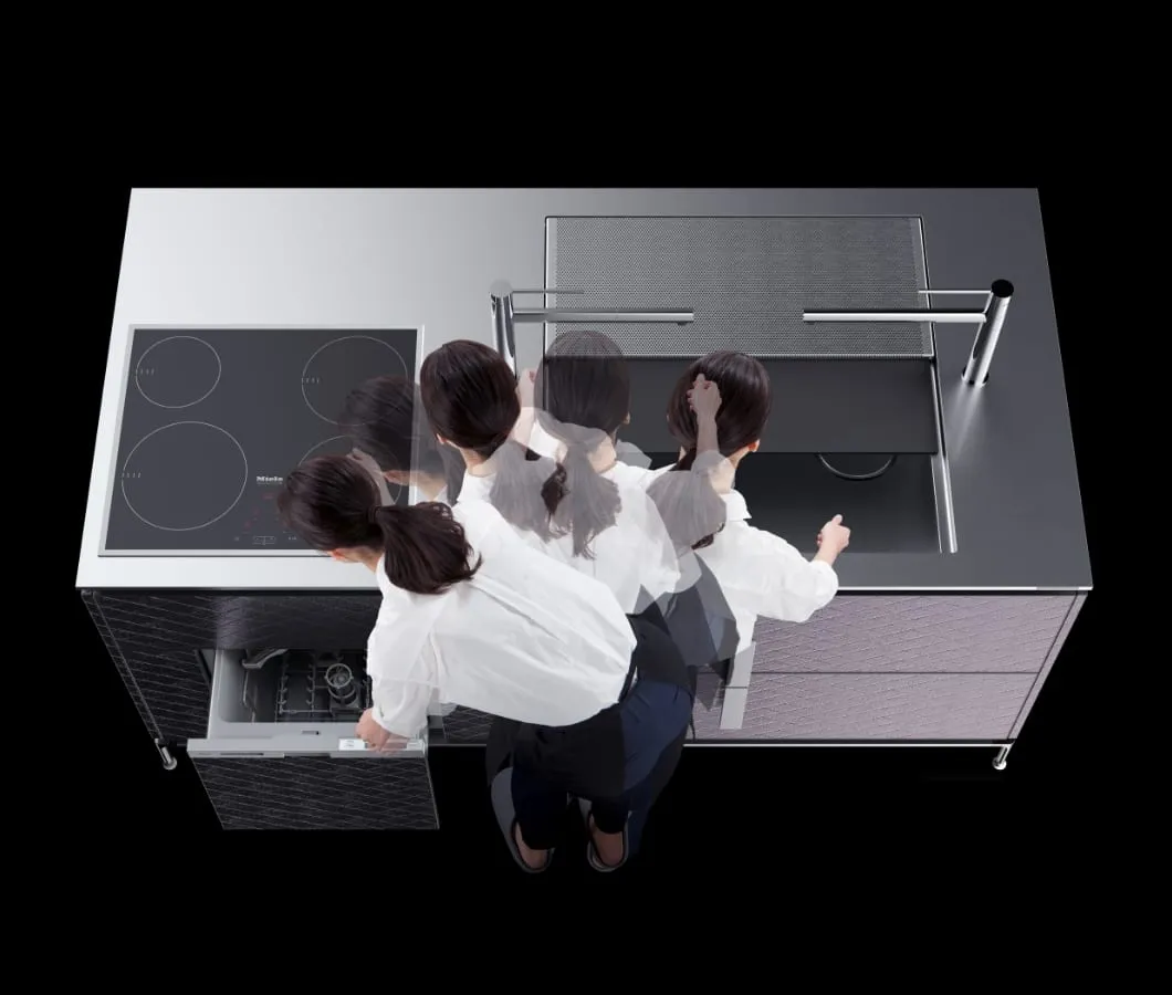 一歩も動かずに調理ができるワケ