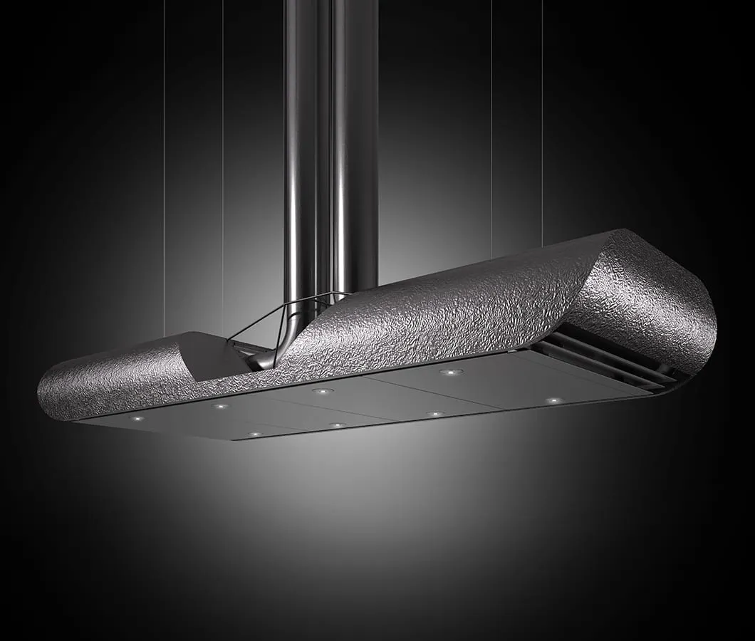 超ワイドレンジフード。局所換気と全体換気を同時に実現