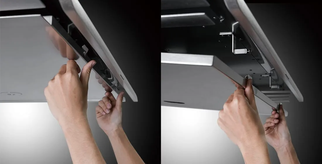 簡単操作でシンプルな清掃性