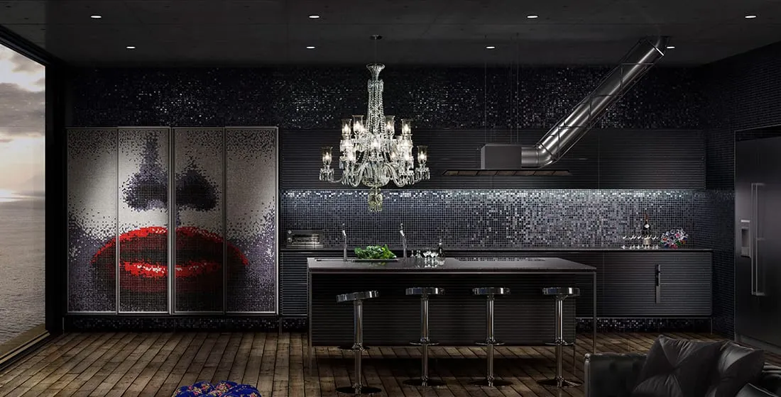 優雅な空間を創造する、空間をアートに変える収納