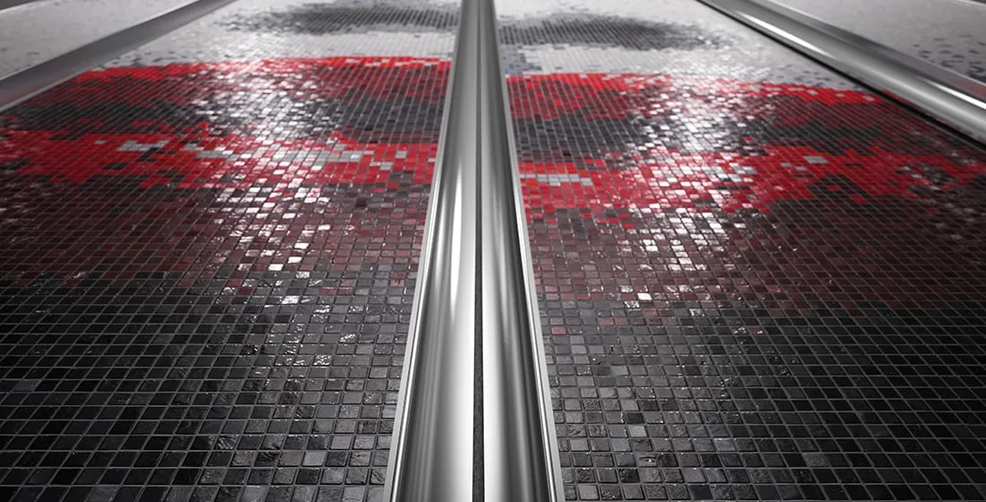 美しく重厚なアルミフレーム