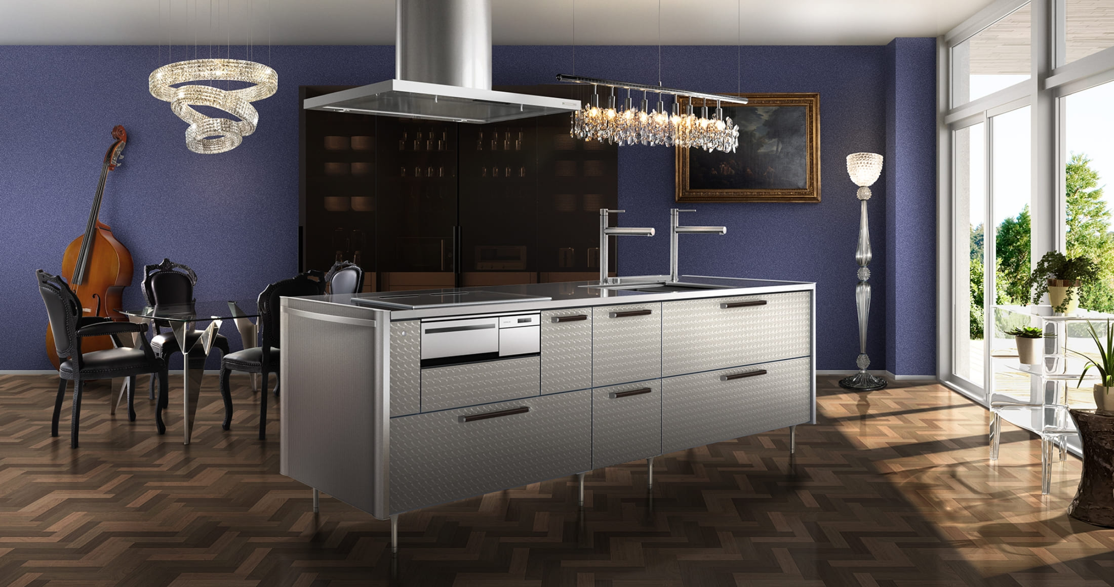 PORTO キッチンサーフェイスホワイト