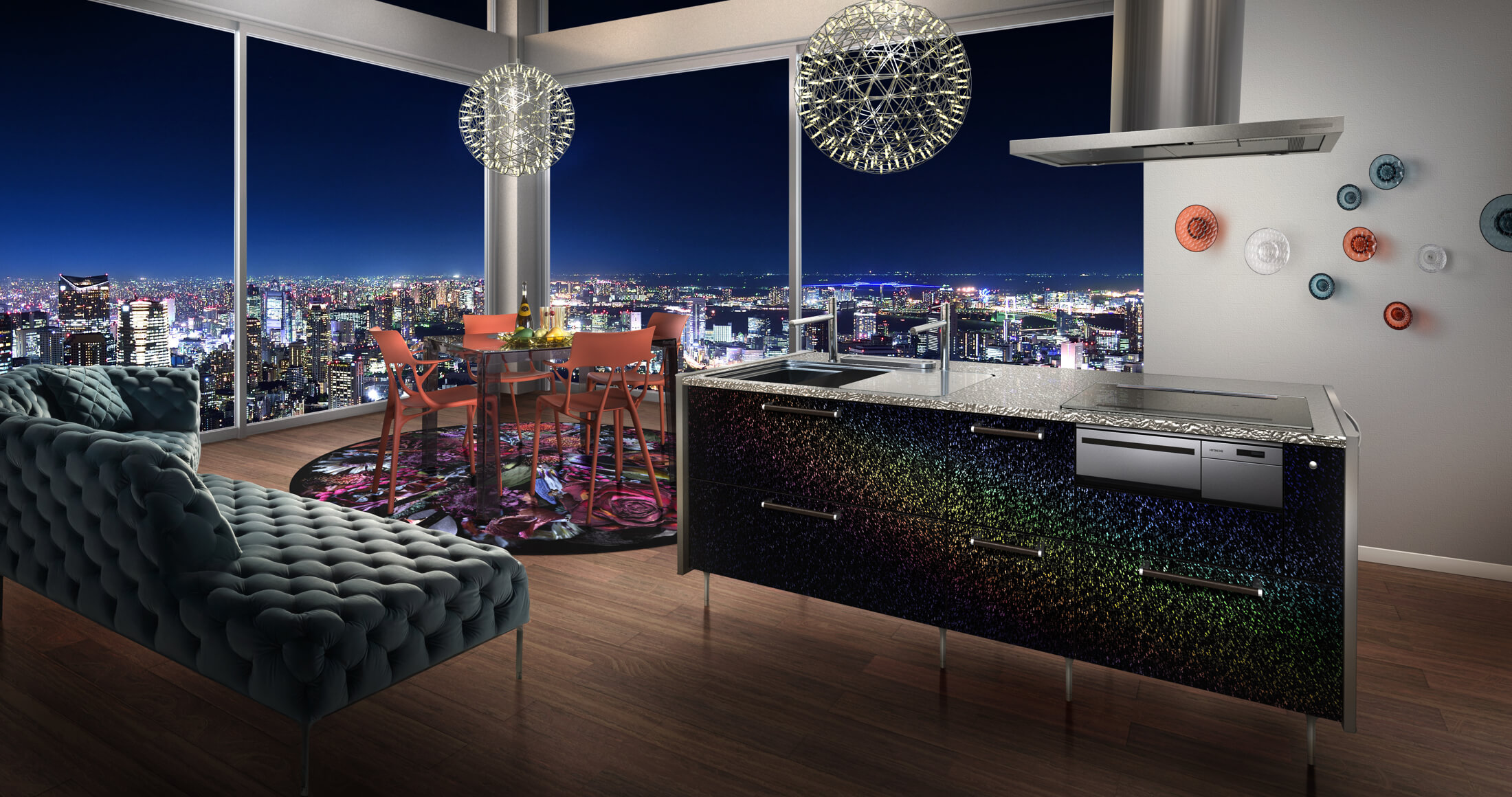 PORTO キッチンスパークルシャドウ