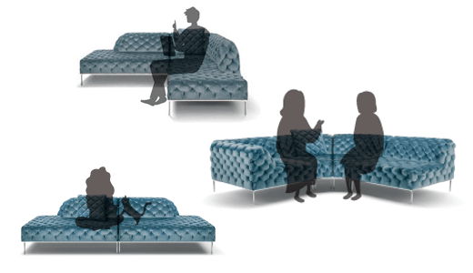 集 いろいろなくつろぎ方を