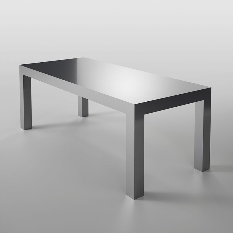 Table: GINREI stainless steel