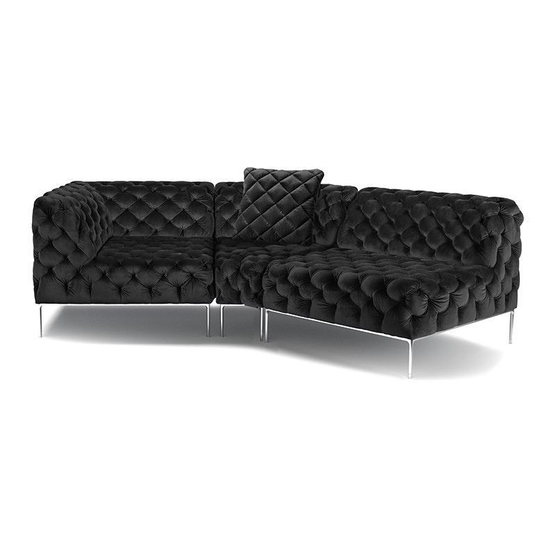 Sofa: TSUDOI (velvet black)