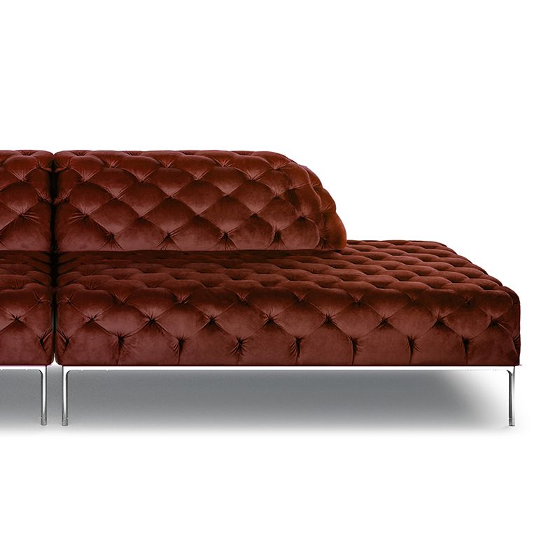Sofa: TSUDOI Leather Couch R (Bordeaux)