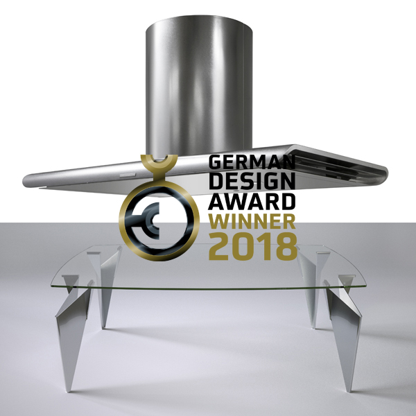 テーブル「オリガミ」 / レンジフード「ユーフォー」German Design Award 2018 受賞