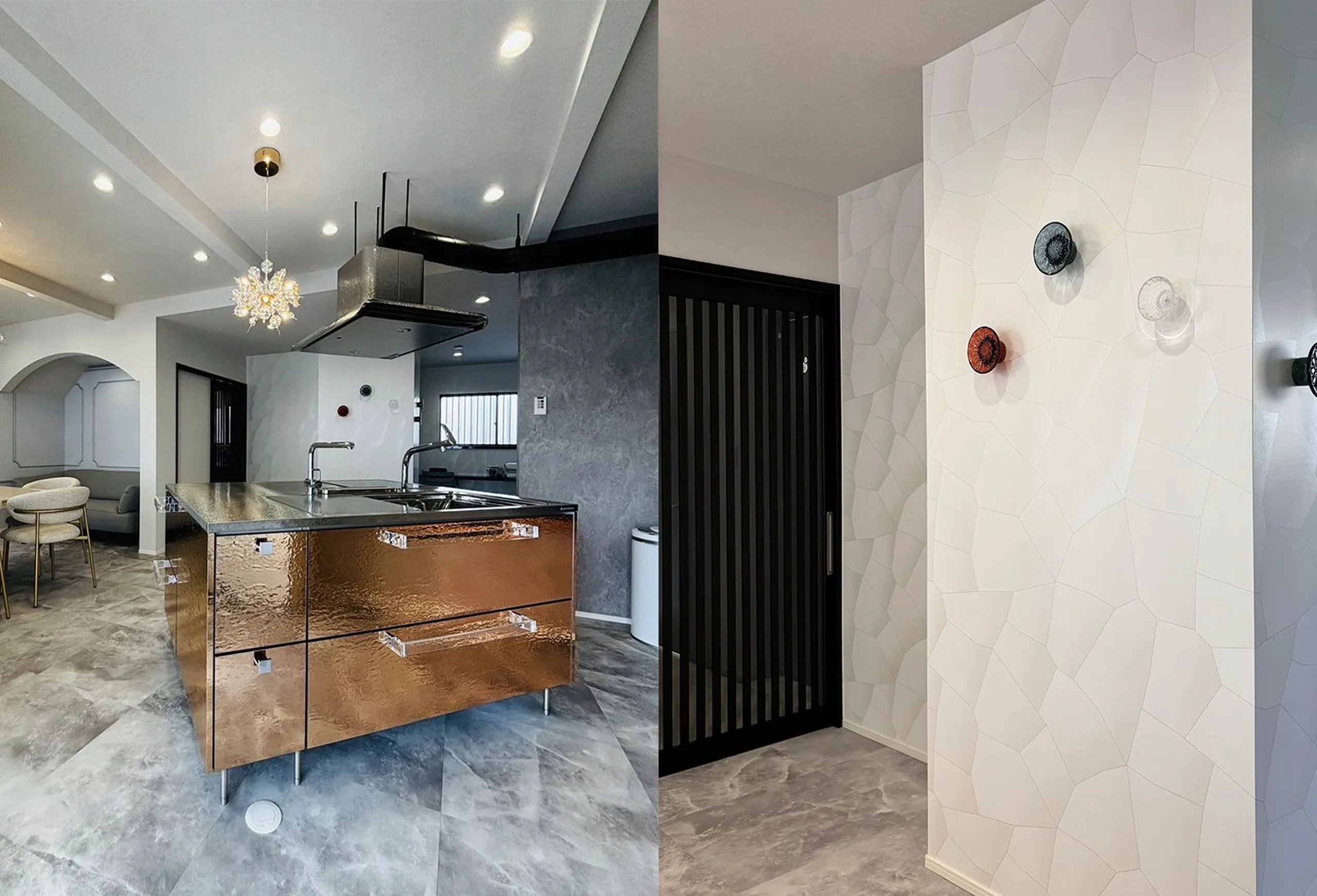 トーヨーキッチンスタイルのステンレス製アイランドキッチン実例｜岡山県 レンタルスペース ストリームライン様