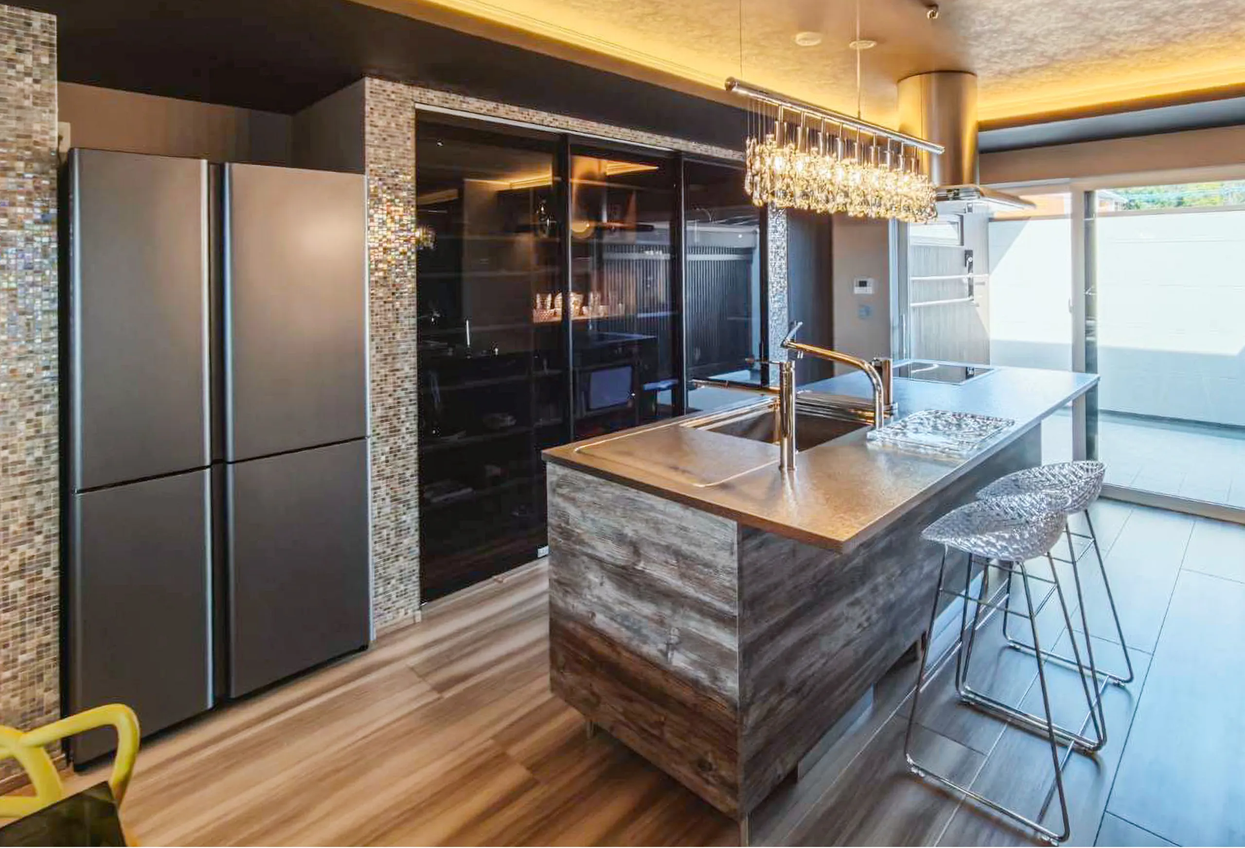 トーヨーキッチンスタイルのステンレス製アイランドキッチン実例｜福岡県T様邸