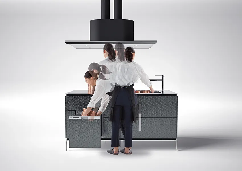 トーヨーキッチンスタイルのゼロ動線キッチン