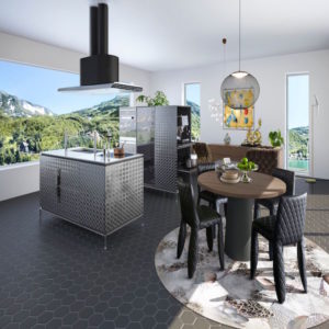 ゼロ動線キッチン「iNO CUBE」全国のショールームで展示拡大中