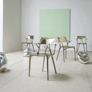 【新発売】“メタリック”をまとった、A.I.（人工知能）チェア