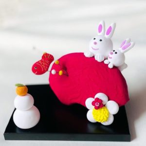 あなたにも作れる「うさぎのお正月飾りレッスン」in 京都