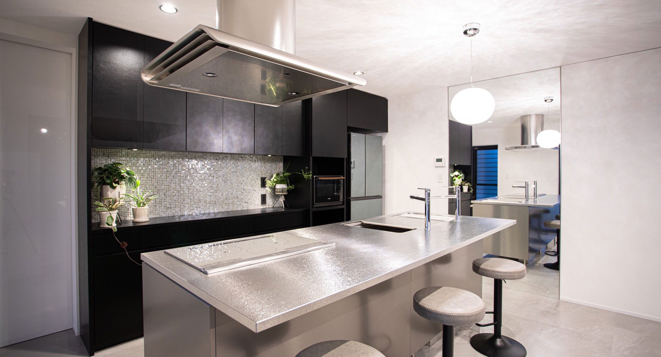 アイランドキッチンの施工事例1