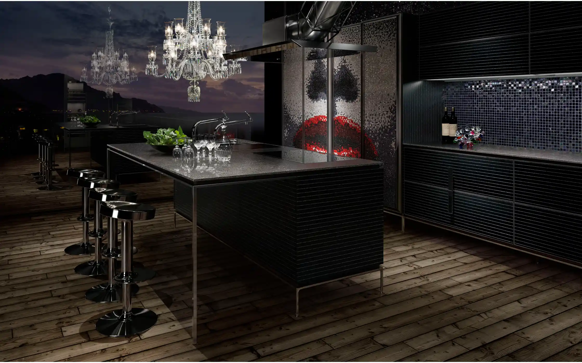 黒のキッチンはデメリットが多い？おしゃれにするためのポイントを解説