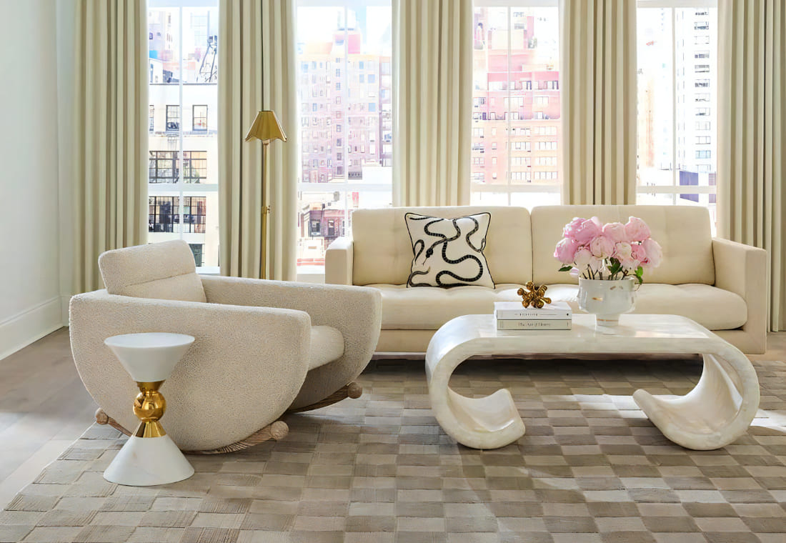 ジョナサンアドラー新商品 ソファ ルナロッキングチェア