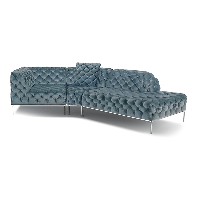 ソファ：集セット（ソファ90C+ソファ45C+カウチR+クッション)