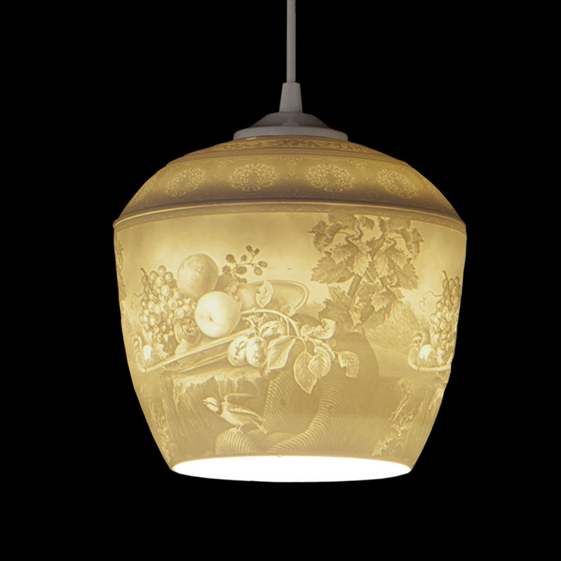 照明：カメオランプLED フルーツ