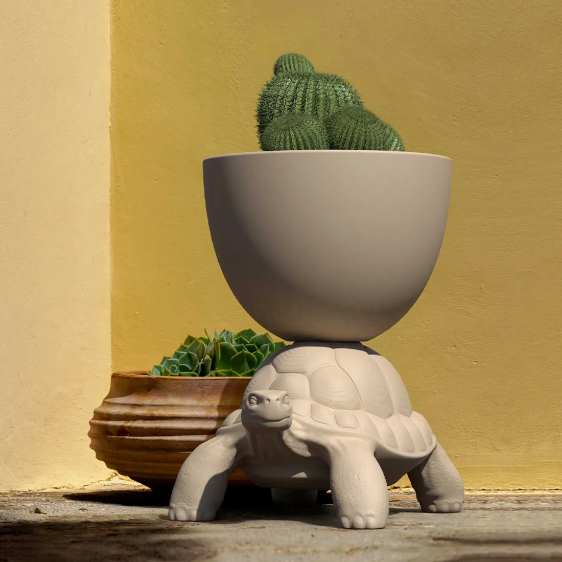 Qeeboo｜キーブー タートルキャリープランター