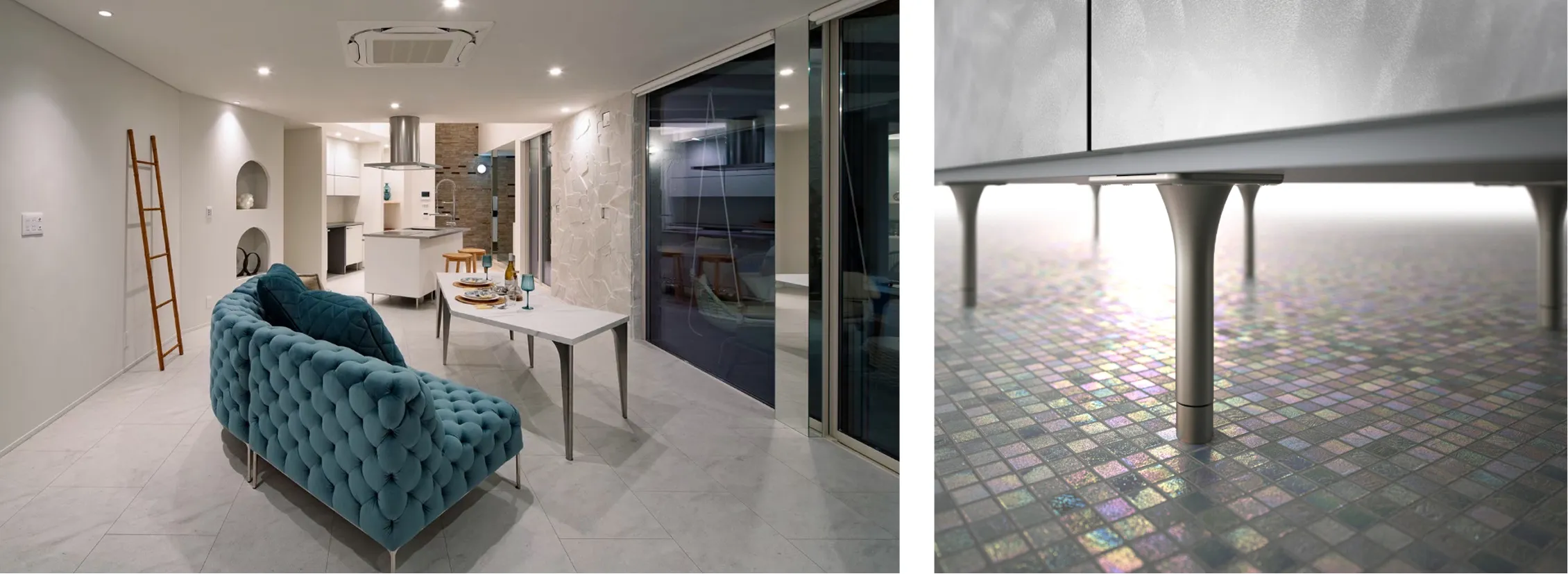 システムキッチンBAY脚部 エアフロー