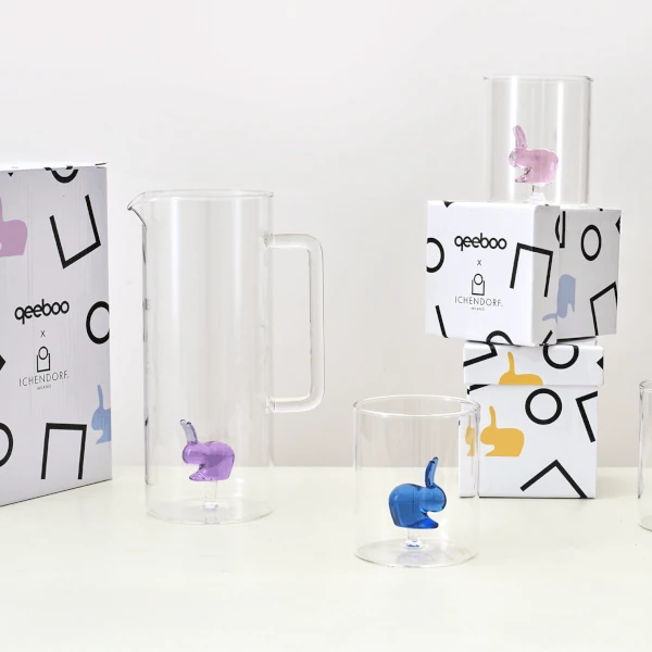 【Qeeboo× Ichendorf】名作のラビットチェアから生まれた、タンブラー＆ジャグコレクション登場